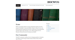 Desktop Screenshot of hocwug.org